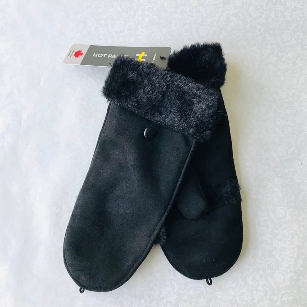 Hot Paws Women’s Winter Gloves Black NWT